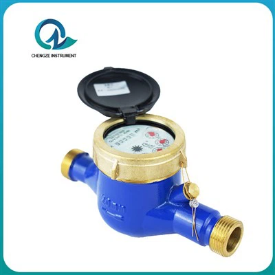 Compteur d'eau scellé avec liquide à palettes à rotor-